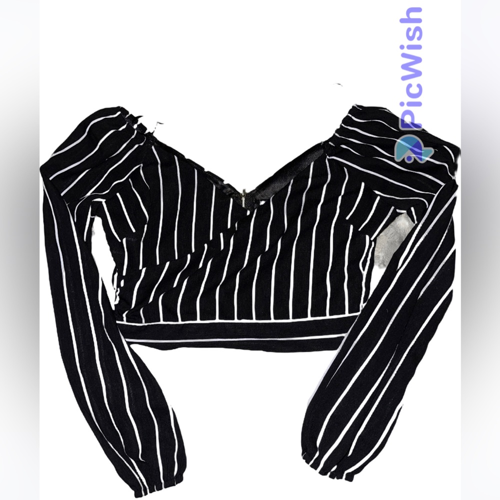 Stripped Crop Top